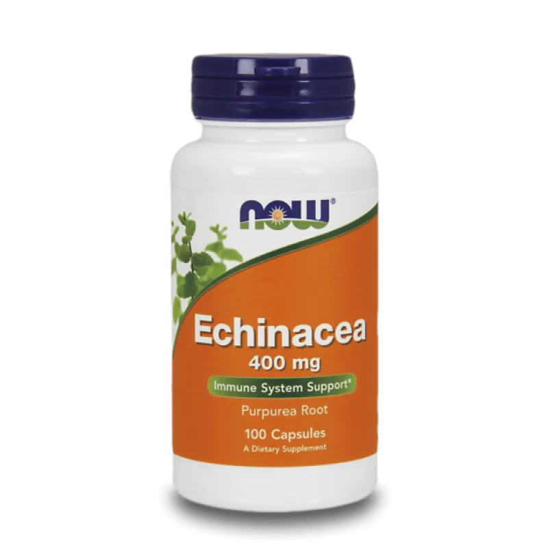 NOW Echinacea 400 мг 100 капсули