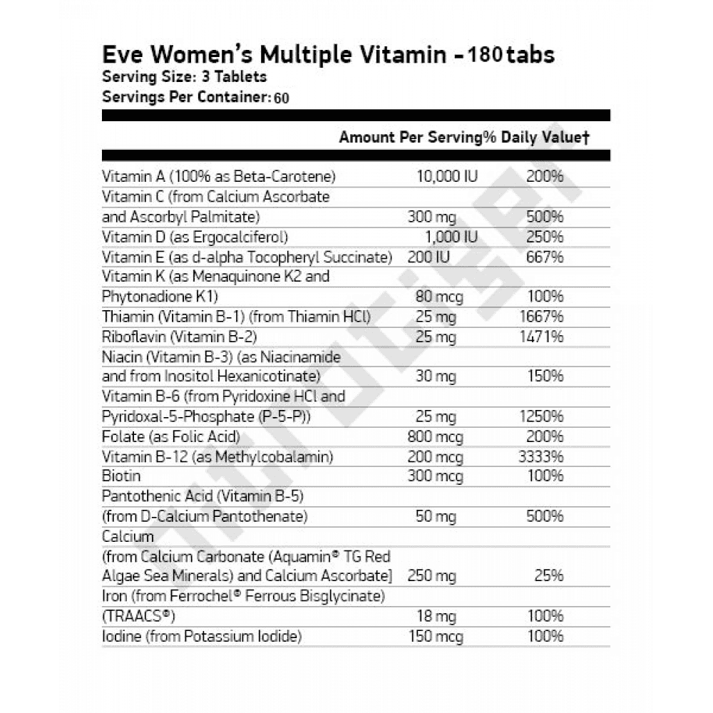 NOW EVE Superior Women's Multi 180 таблетки