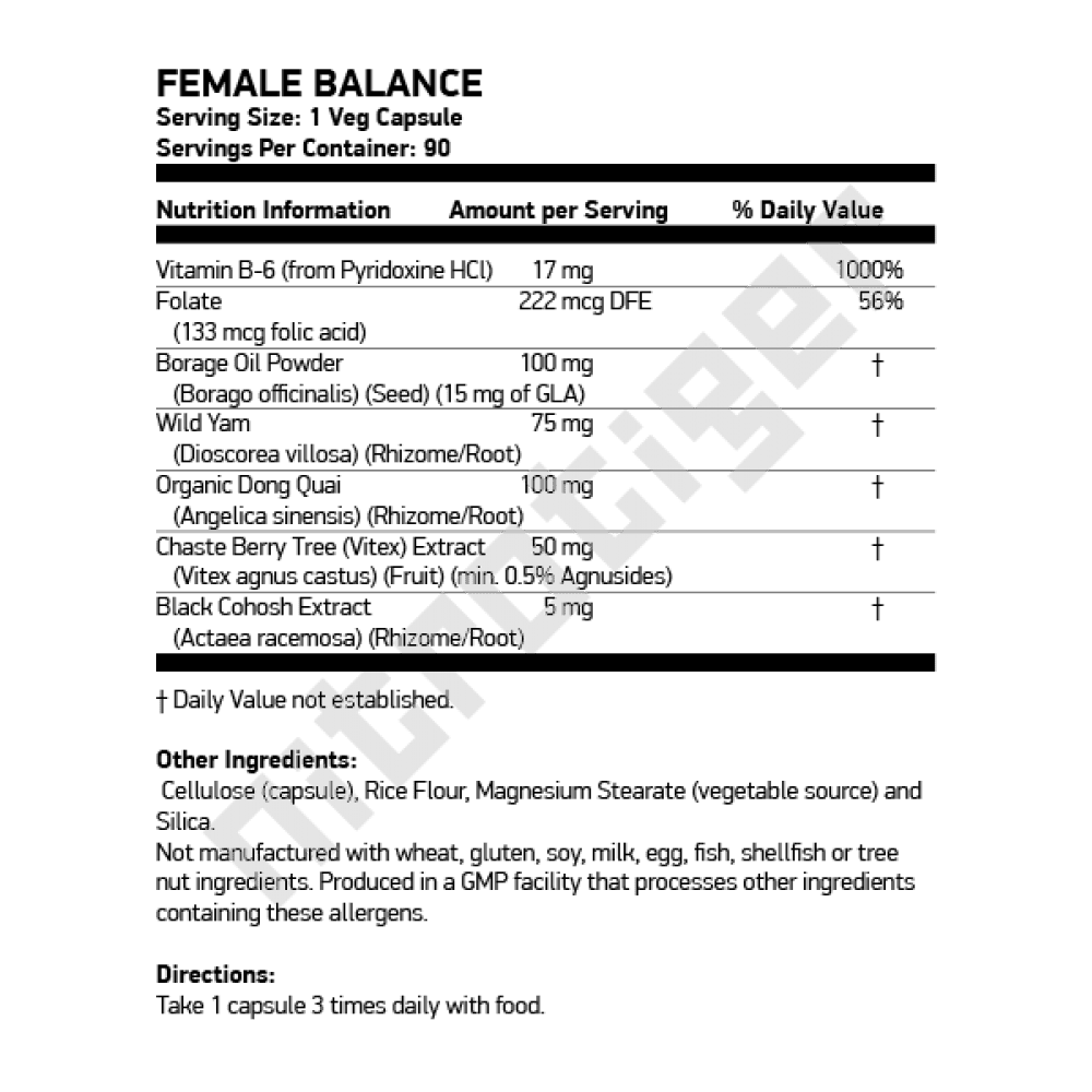NOW Female Balance  90 растителни капсули