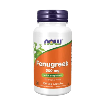 NOW Fenugreek 500 мг 100 растителни капсули