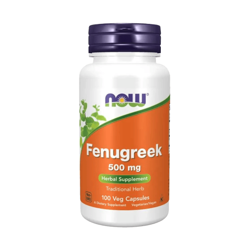 NOW Fenugreek 500 мг 100 растителни капсули