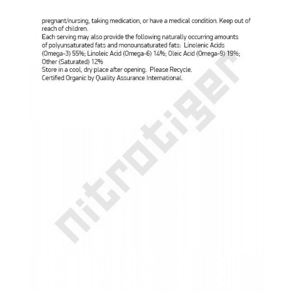 NOW Flax Oil 1000 мг 100 меки капсули