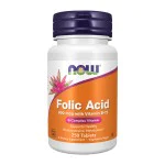 NOW Folic Acid with B12 800mcg 250 таблетки