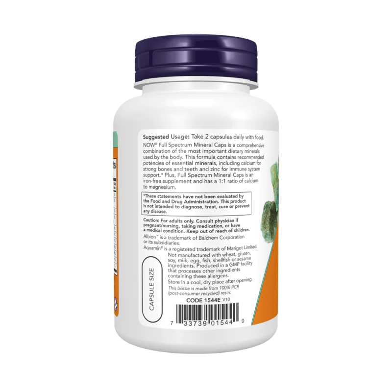 NOW Full Spectrum Minerals 120 капсули