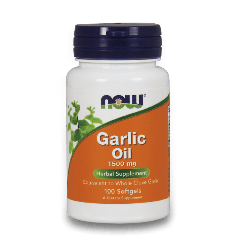NOW Garlic Oil 1500 мг 100 меки капсули