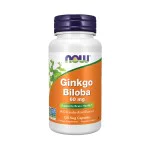 NOW Ginkgo Biloba 60 мг 120 растителни капсули