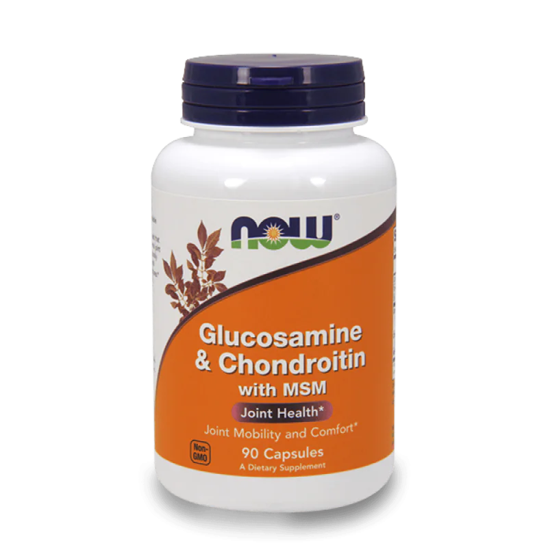 NOW Glucosamine, Chondroitin plus MSM 90 капсули