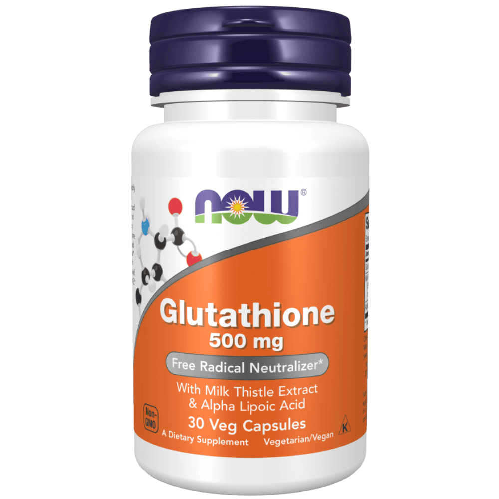 NOW Glutathione 500 мг 30 растителни капсули