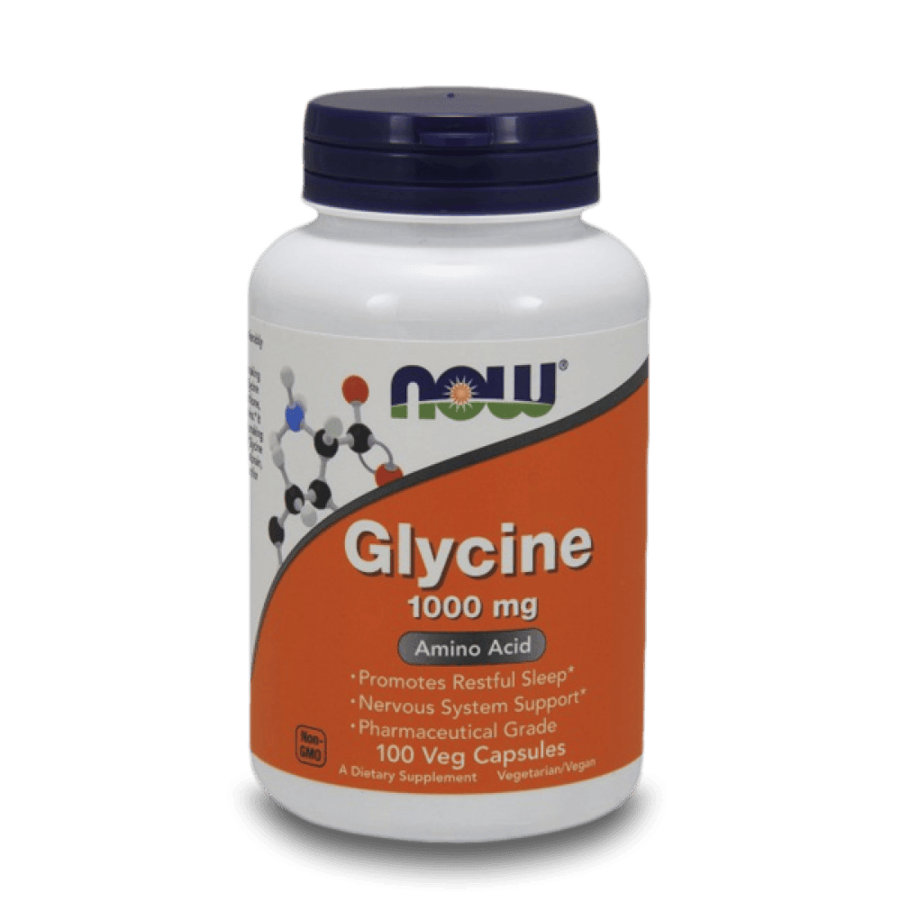 Now Glycine 1000 мг 100 растителни капсули