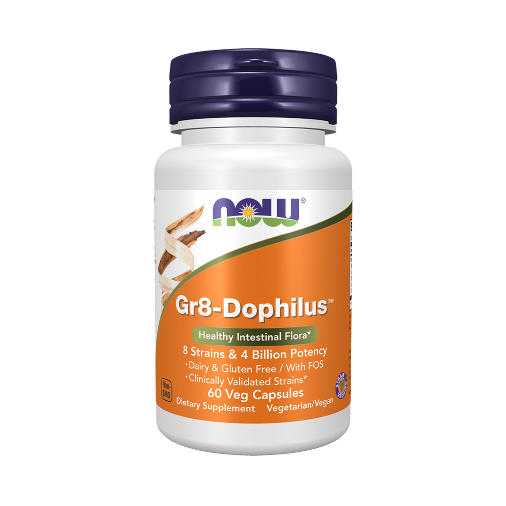 NOW Gr8-Dophilus 60 растителни капсули