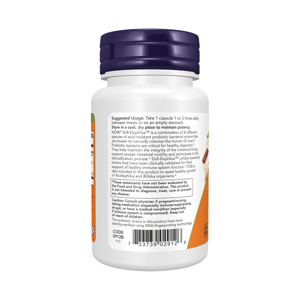 NOW Gr8-Dophilus 60 растителни капсули
