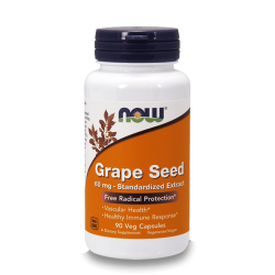 NOW Grape Seed Standardized Extract 60 мг 90 растителни капсули
