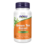 NOW Green Tea Extract 400 мг 100 растителни капсули