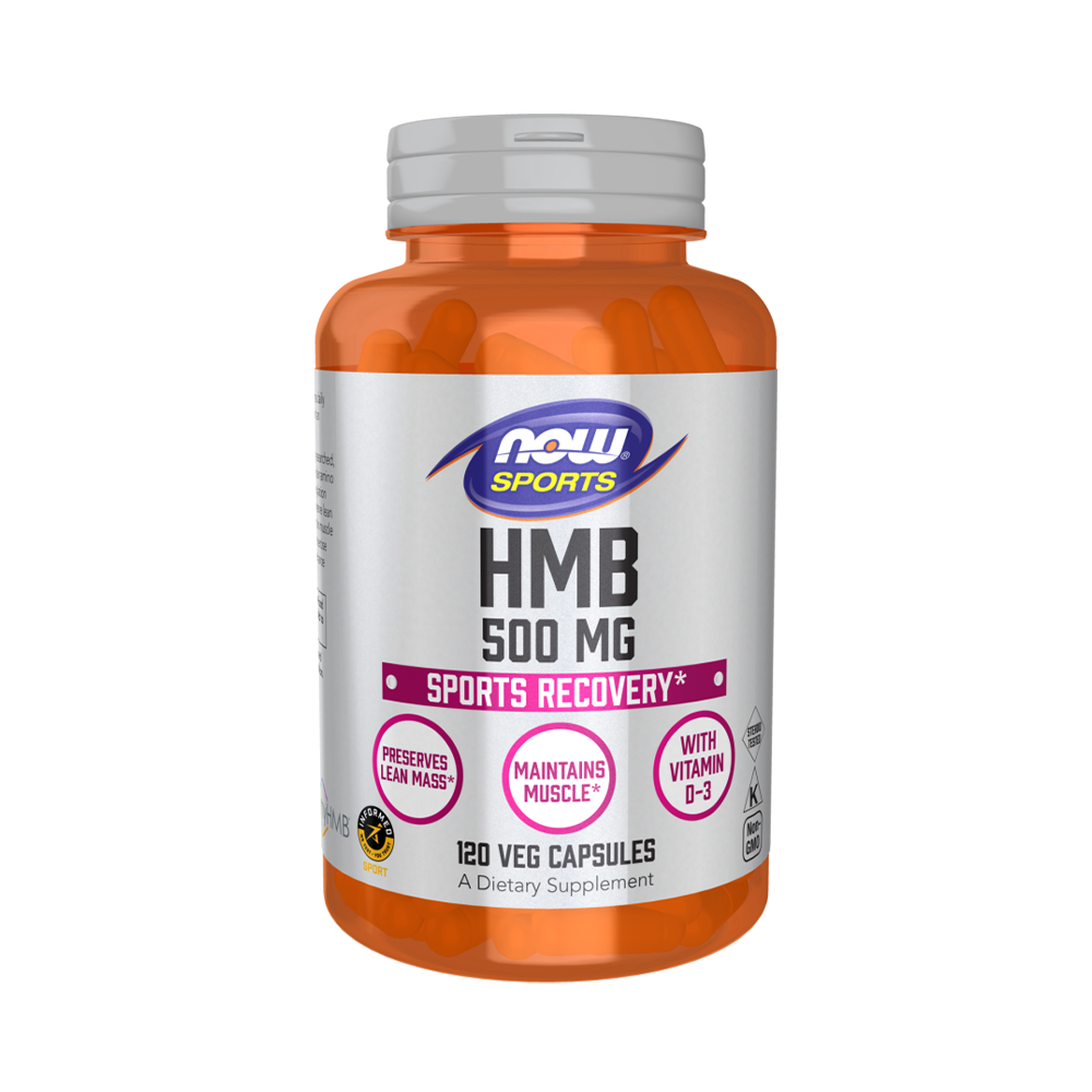 NOW HMB 500 мг 120 растителни капсули