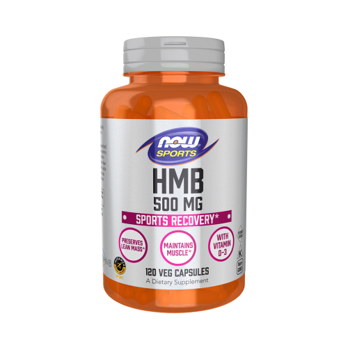 NOW HMB 500 мг 120 растителни капсули