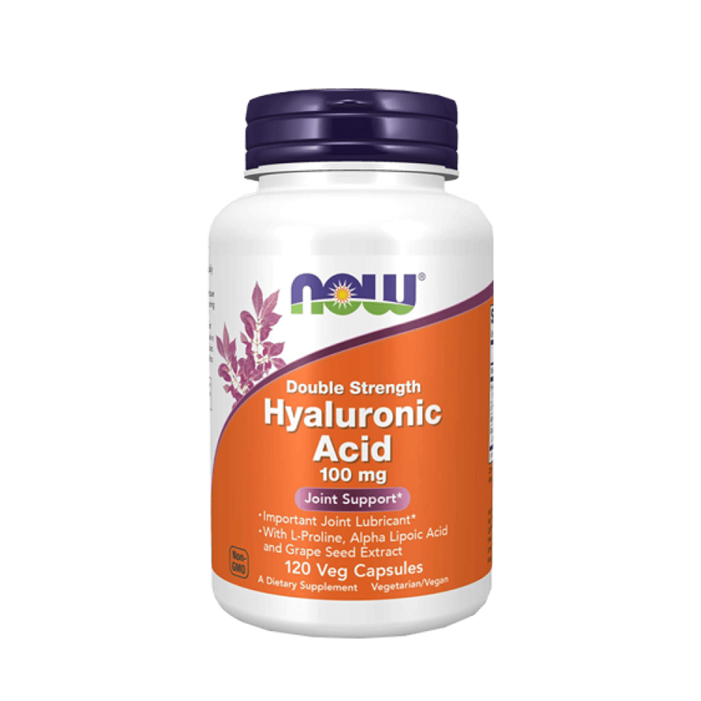 NOW Hyaluronic acid 100 мг 120 растителни капсули