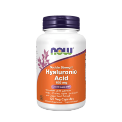 NOW Hyaluronic acid 100 мг 120 растителни капсули