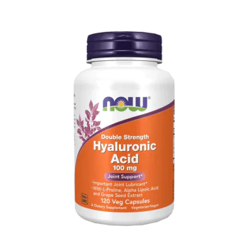 NOW Hyaluronic acid 100 мг 120 растителни капсули