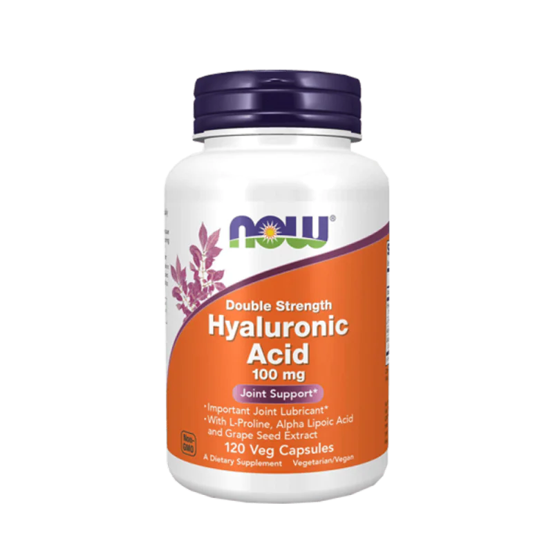 NOW Hyaluronic acid 100 мг 120 растителни капсули
