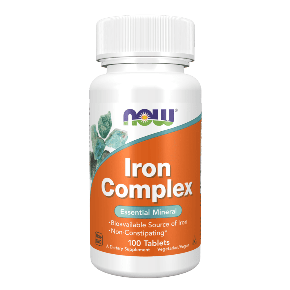 NOW Iron Complex 100 таблетки