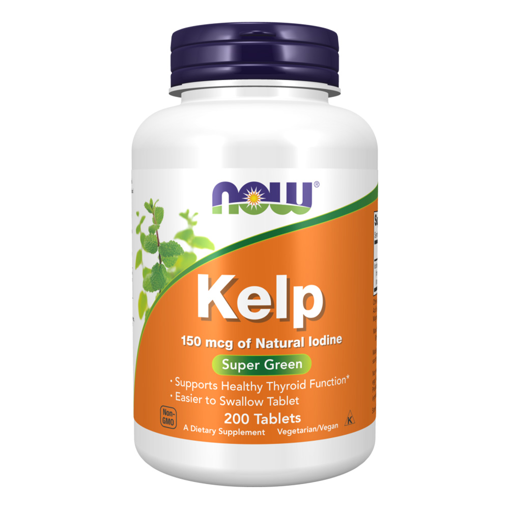 NOW Kelp 150 мкг 200 таблетки