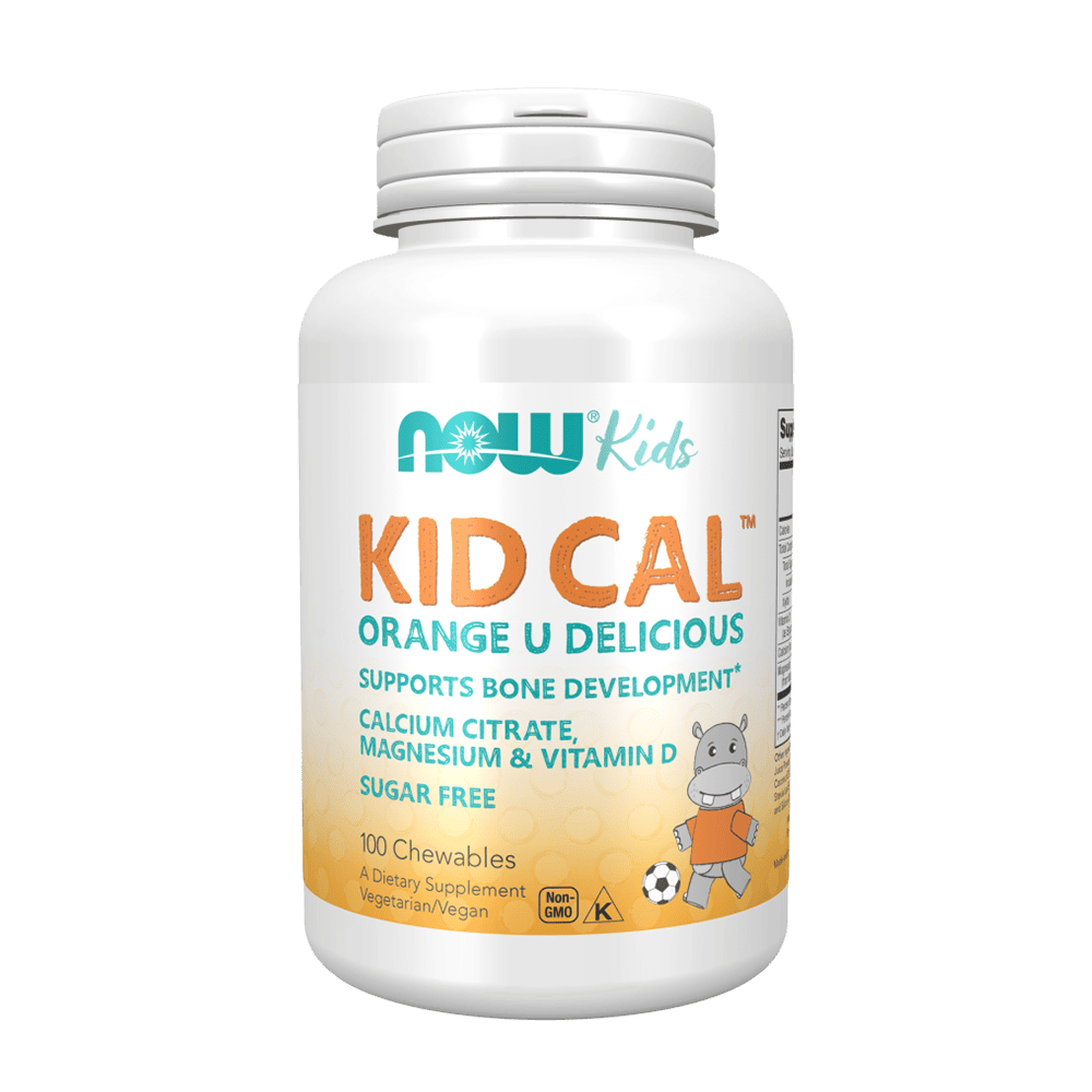 NOW Kid Cal Chewable Calcium 100 дъвчащи таблетки