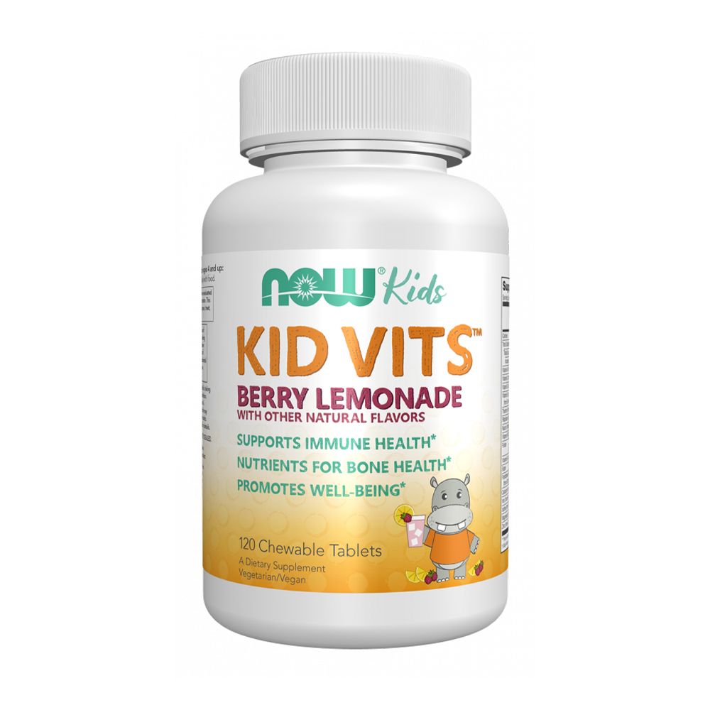 NOW Kid Vits™ Berry Lemonade 120 дъвчащи таблетки
