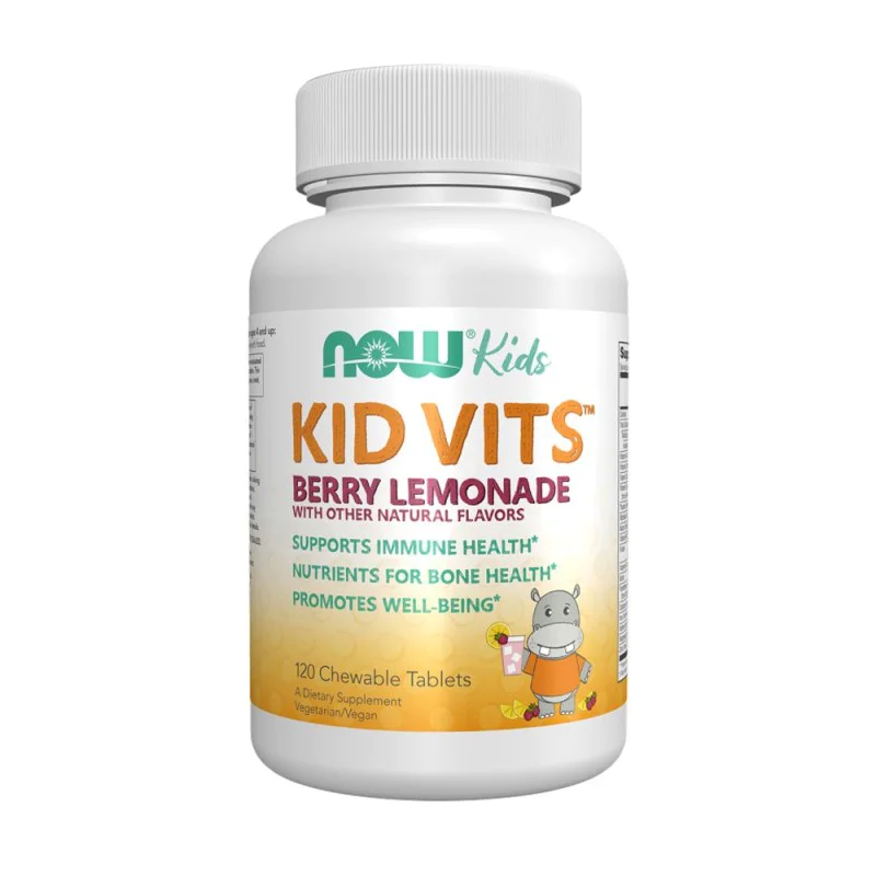 NOW Kid Vits™ Berry Lemonade 120 дъвчащи таблетки