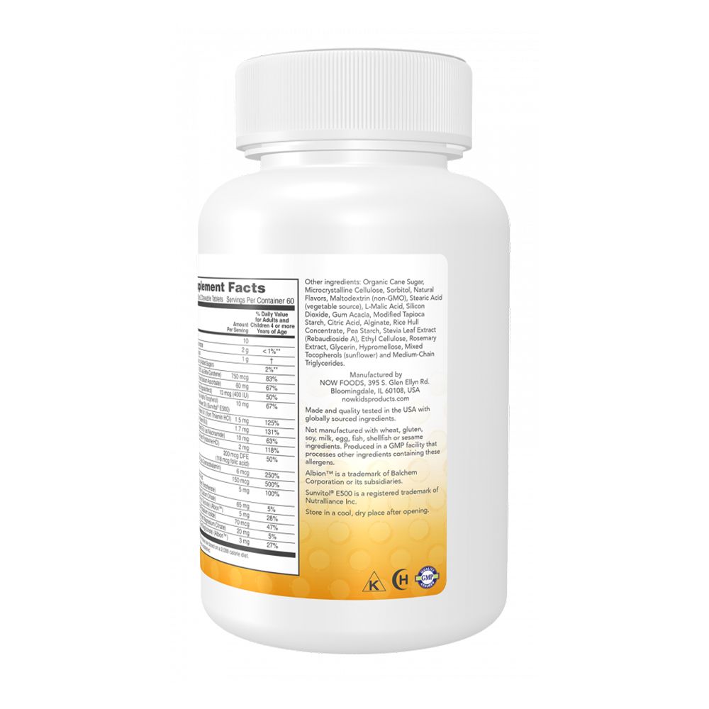 NOW Kid Vits™ Berry Lemonade 120 дъвчащи таблетки