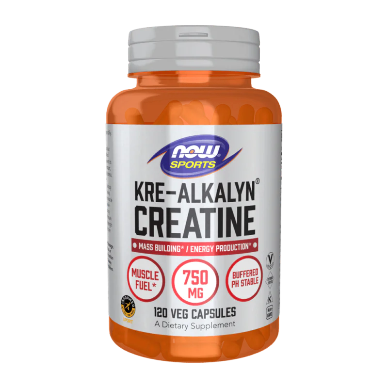 NOW Kre-Alkalyn® Creatine 120 капсули