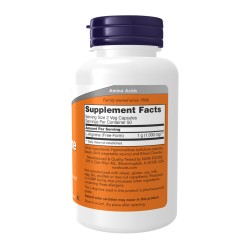 NOW L-Arginine 500 mg 100 растителни капсули