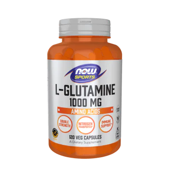 Now L-Glutamine 1000 мг 120 растителни капсули 