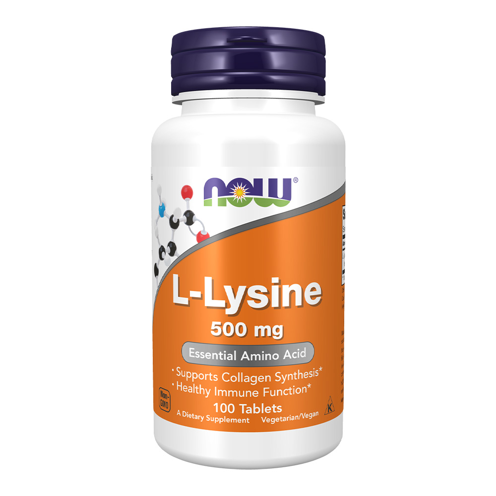 NOW L-Lysine 500 мг 100 таблетки