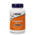 NOW L-Lysine 500 мг 100 капсули