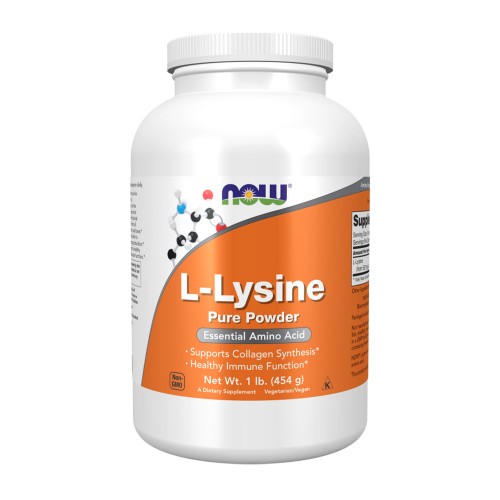 NOW L-Lysine Powder 454 г