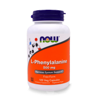 NOW L-Phenylalanine 500 мг 120 капсули