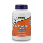 NOW L-Proline 500 мг 120 капсули