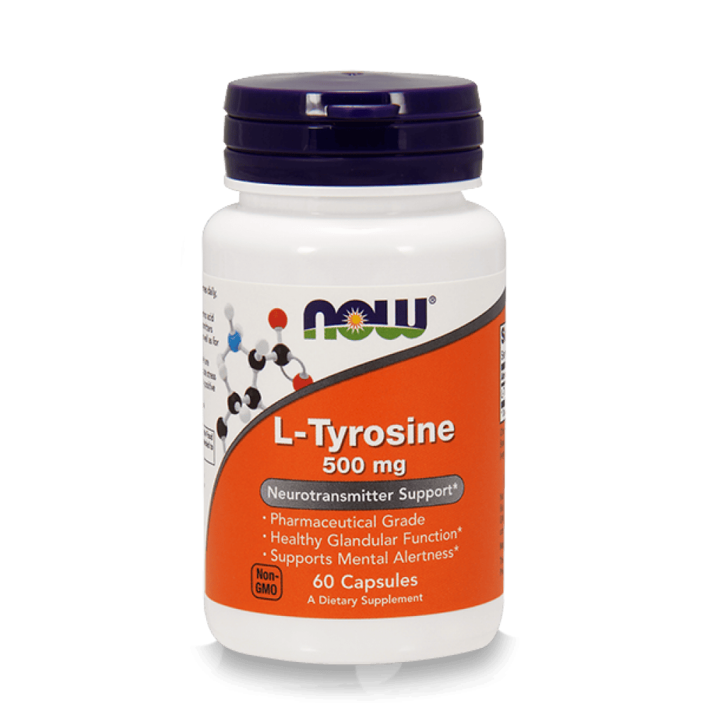 Now L-Tyrosine 500 мг 60 капсули
