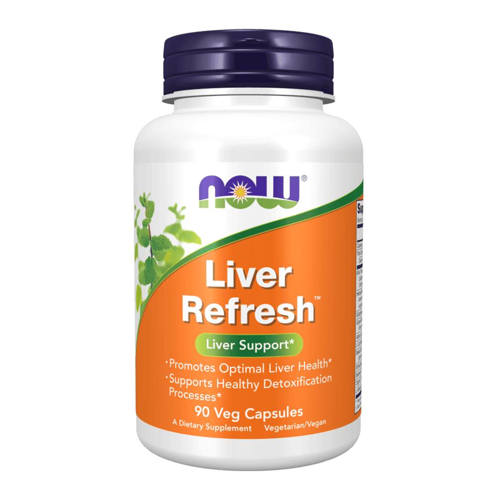 NOW Liver Refresh 90 растителни капсули