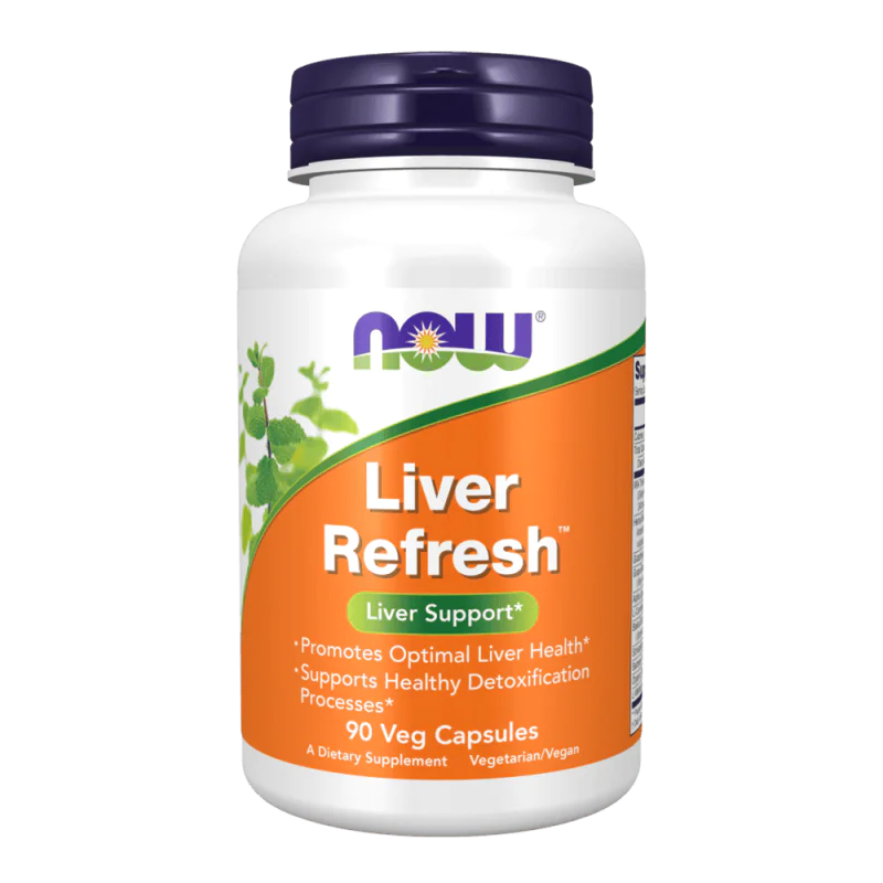 NOW Liver Refresh 90 растителни капсули