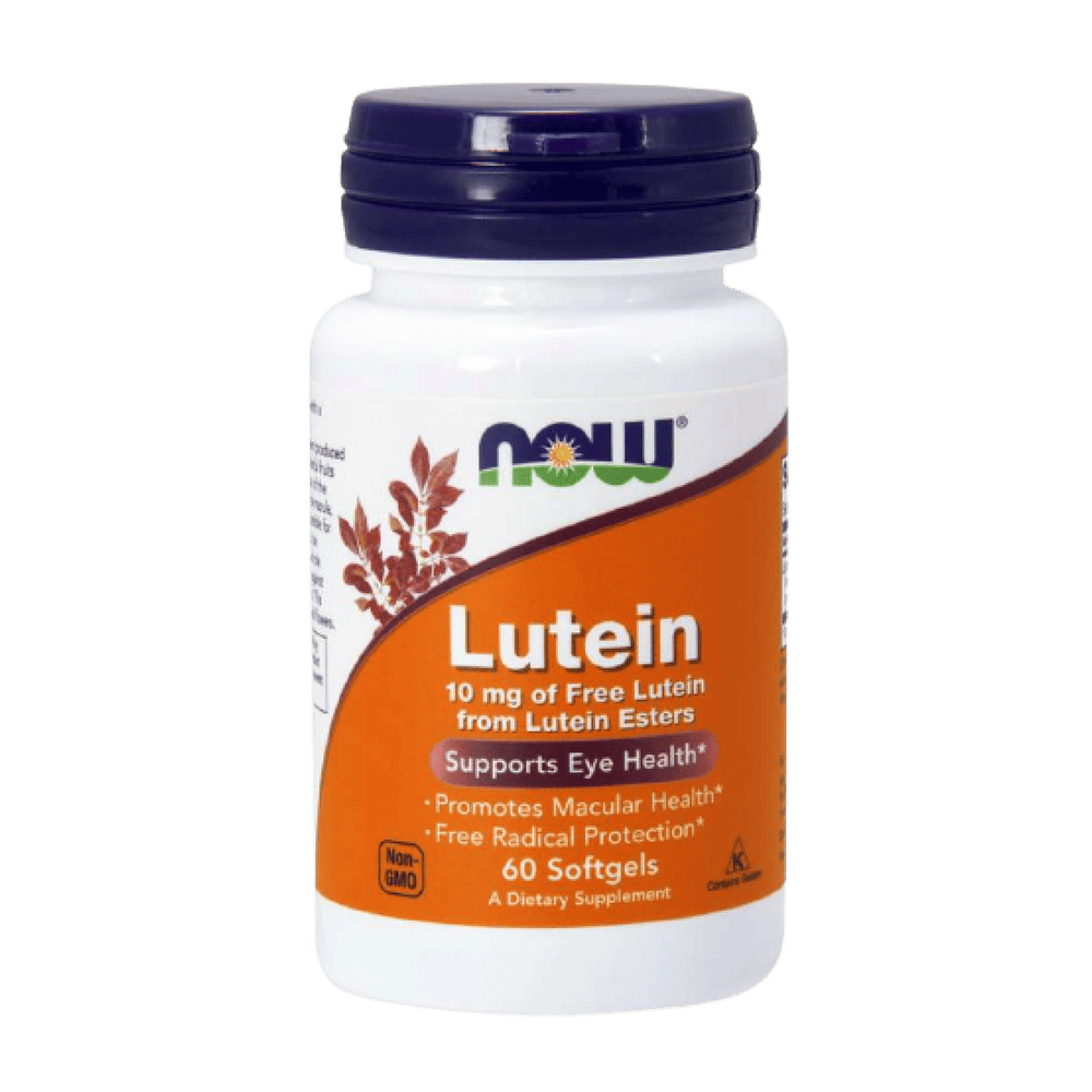 NOW Lutein 10 mg 60 гел капсули