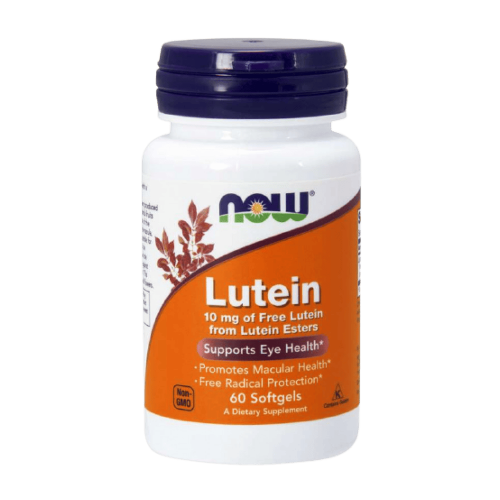 NOW Lutein 10 mg 60 гел капсули