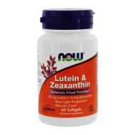 NOW Lutein & Zeaxanthin (Lutemax 2020) 60 меки капсули
