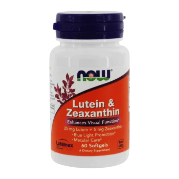 NOW Lutein & Zeaxanthin (Lutemax 2020) 60 меки капсули