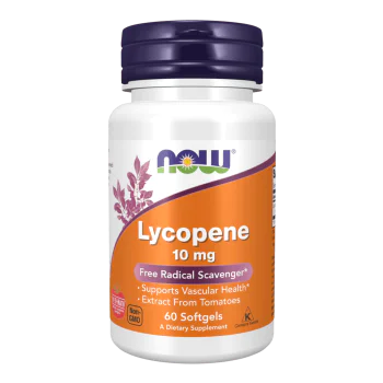 NOW Lycopene 10мг 60 меки капсули