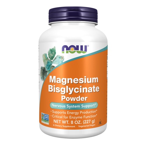 NOW Magnesium Bisglycinate Powder 227 г