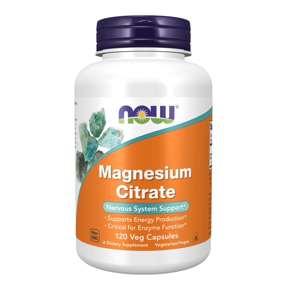 NOW Magnesium Citrate 120 капсули