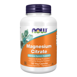 NOW Magnesium Citrate 120 капсули