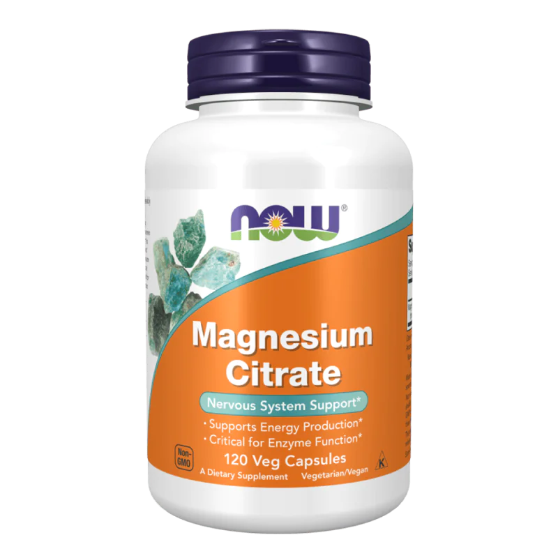 NOW Magnesium Citrate 120 капсули