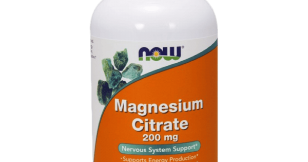 NOW Magnesium Citrate 200мг 250 таблетки на Топ Цена